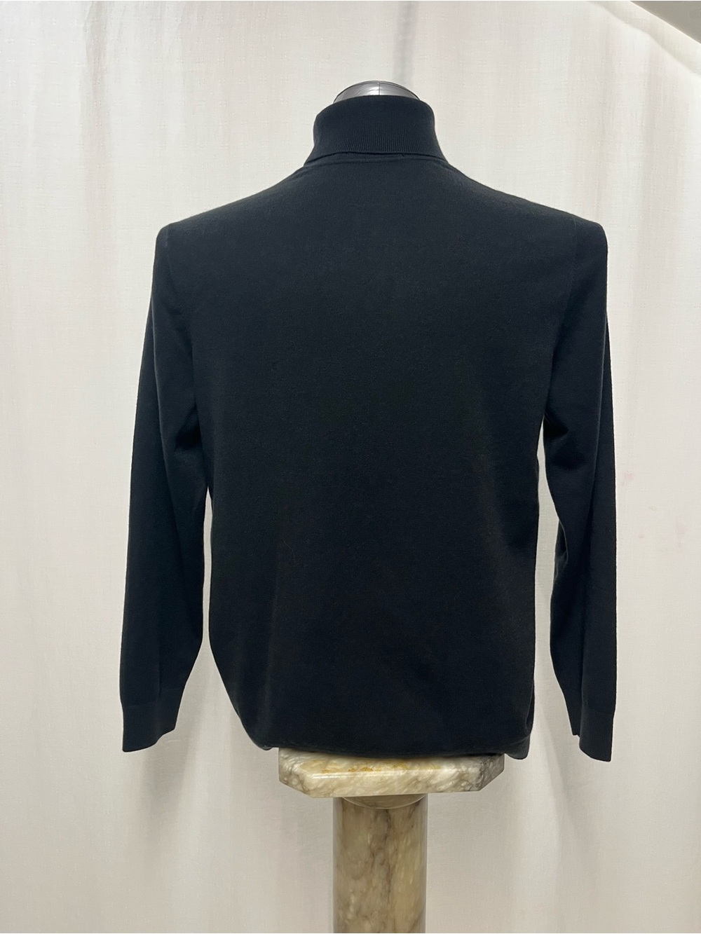 Black Fine Knit Turtleneck Sweater | Mens Long Sleeve turtleneck  NWT 1681